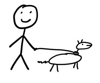 boy and dog